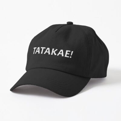 Tatakae Fight Anime Design White Design Hat