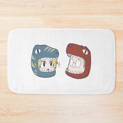 The Chibi Teacher And His Chibi Student Bath Mat