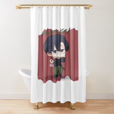 Copy Of Chibi Gakuu Shower Curtain