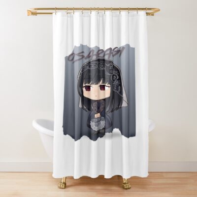 Chibi Osaragi Shower Curtain