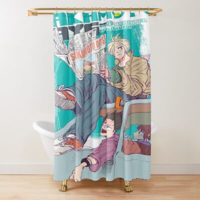 Sakamoto Days Manga Shower Curtain