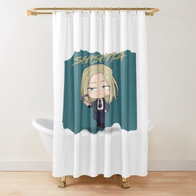 Chibi Shishiba Shower Curtain